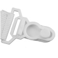 12pcs Fitted Bed Sheet Mattress Grippers Suspenders Elastic Garter Fastener Holder Clips Straps Rubber Button Hook White