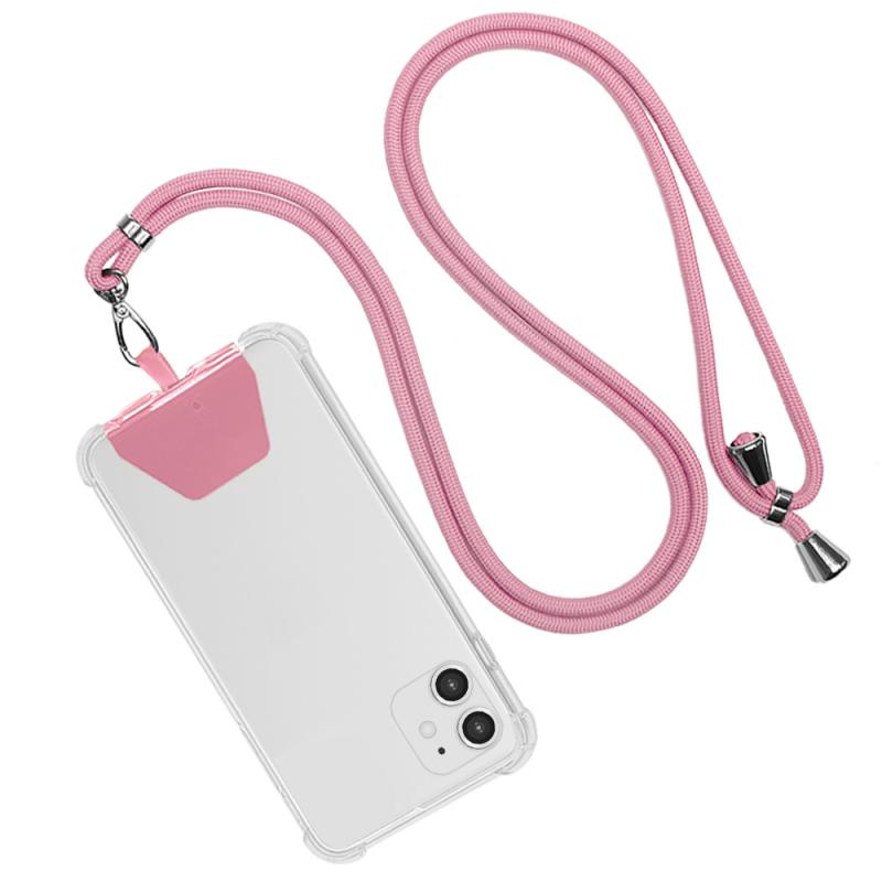 Safety Tether For All Phones And Case Combination Phone Lanyard Adjustable Comfortable Nylon Neck Lanyard Easy-Install
