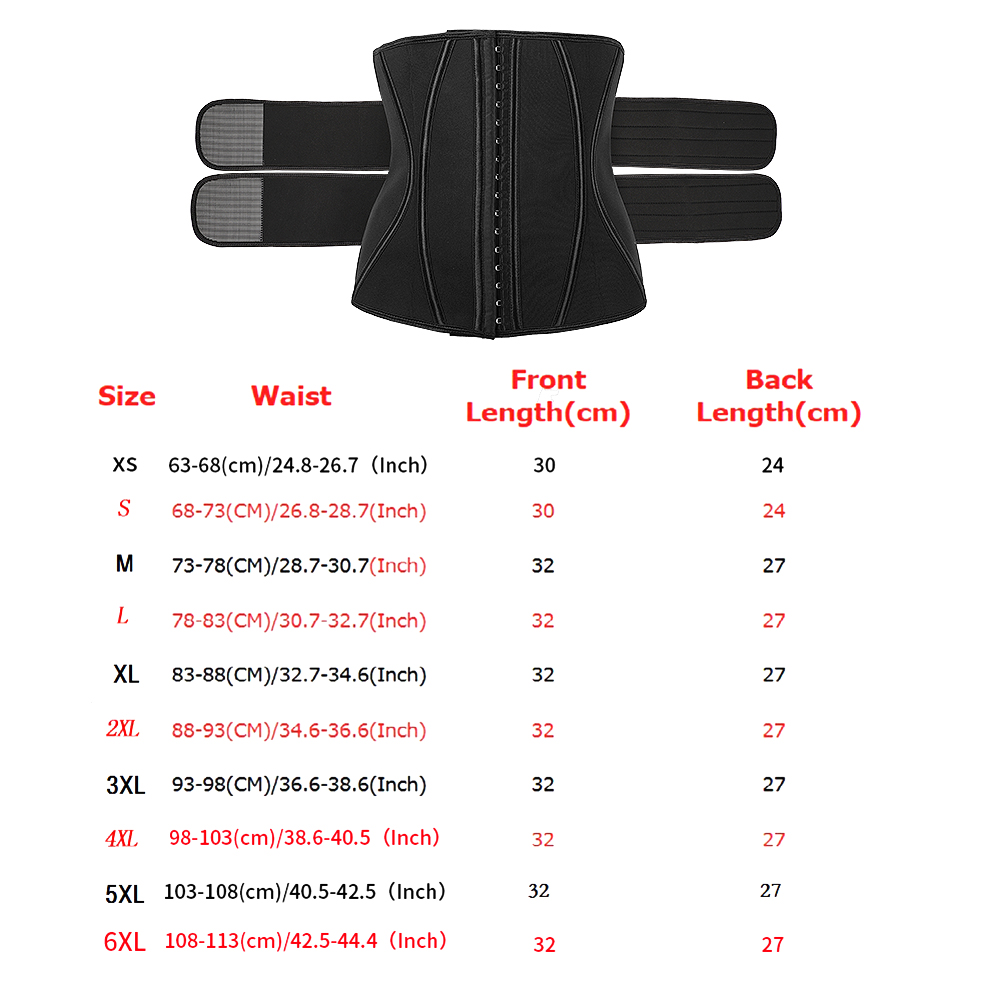 Latex Waist Trainer Neoprene Sauna Corset binders shapers women Body shapewear Slimm reducing belt underwear Modeling strap faja