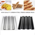French Bread Baking Pan Nonstick Loaf Bake Mold Wave Baking Tray Practical Cake Baguette Pans Groove Baking Tools Toaster Pan