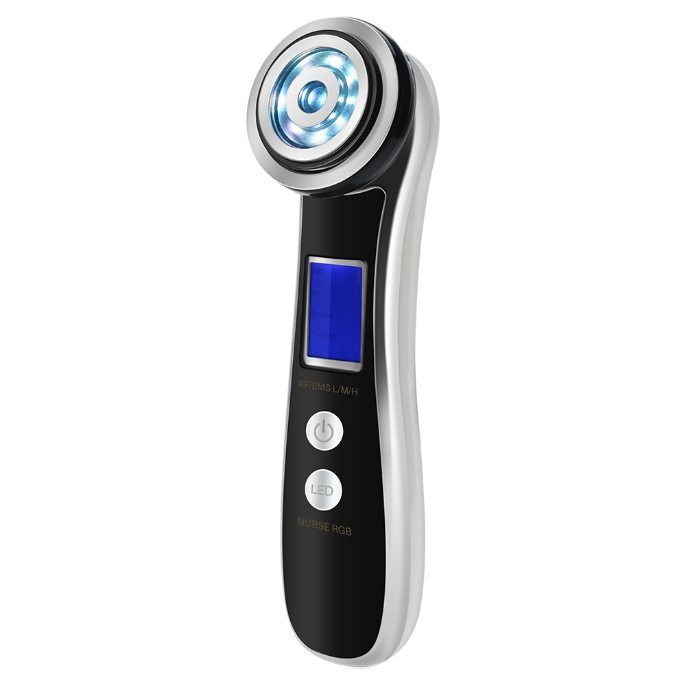 Radio Frequency for Electric LED Photon Light Therapy RF EMS Skin Rejuvenation Face Lifting Tighten Massage Beauty Care Machine