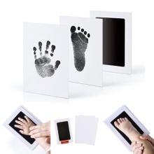 New 1Pc Newborn Baby Handprint Footprint Photo Frame Kit Non-Toxic Clean Touch Ink Pad