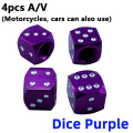 4PCS Dice Purple