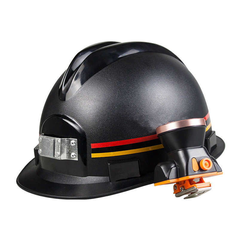 ESCAM Miners Helmet with Charging Headlights ABS material Anti-piercing Safety Helmet Construction Working Hard Hat