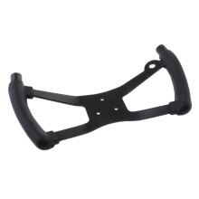 Black Go Kart Parts Steering Wheel Assembly Butterfly H Style 330mm
