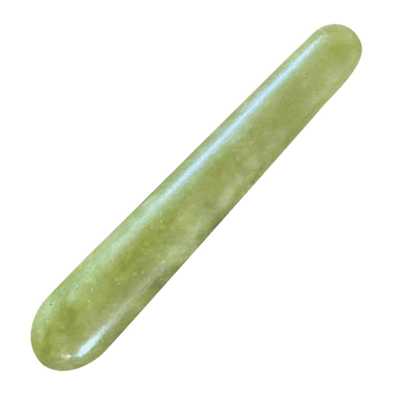 Natural Meridian Pen Jade Massage Stick Hand Massage Tool Point Massager Acupoint Pen Meridians Therapy Tool For Relief Green