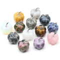 Crystal 1.2Inch Pumpkin Gemstone Crafts for Home office Decoration