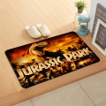 HEARMNY Jurassic Park Doormat Floor/Bath/Kitchen/Beach Mat Flannel Sponge Fabric 3D Printed Shaggy Custom Decoration For Bedroom