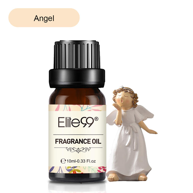 Elite99 10ml Pure Essential Oils Angel Fragrance Oil For Aromatherapy Diffusers Lime Basil&Mandarin Midnight Rose White Musk Oil