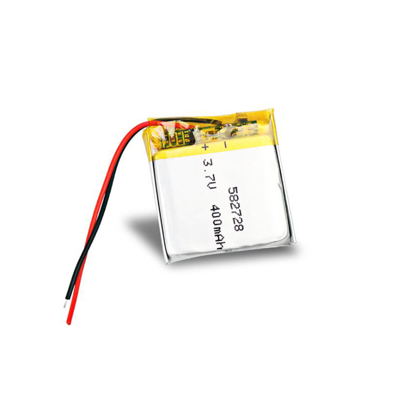 3.7V 400mAh 582728 Lithium Polymer Li-Po li ion Rechargeable Battery For smartwatch GPS Bluetooth PDA notebook speaker Lipo cell