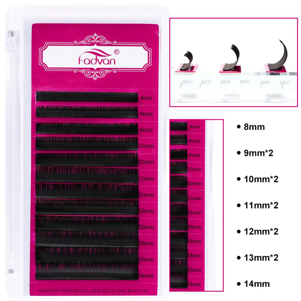 Eyelashes Extension Silk Fiber Individual False Eyelash Extensions Classic Natural Look Lash Extension Supply Russian Lashes