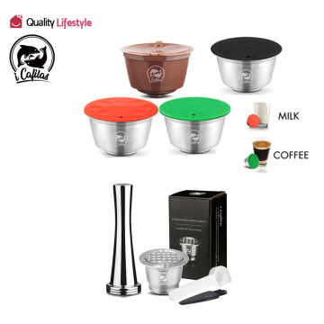 Dropshipping Link For Dolce Gusto For Nespresso Refillable Coffee Capsule Plastic Capsule Refillable Reusable