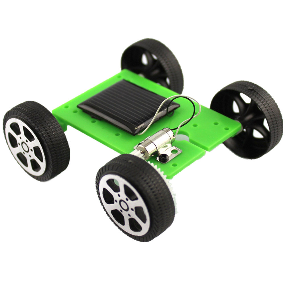 1 Set Mini Solar Powered Toy DIY Car Kit Children Educational Gadget Hobby Funny kids toys for boys girls robot kit robot car