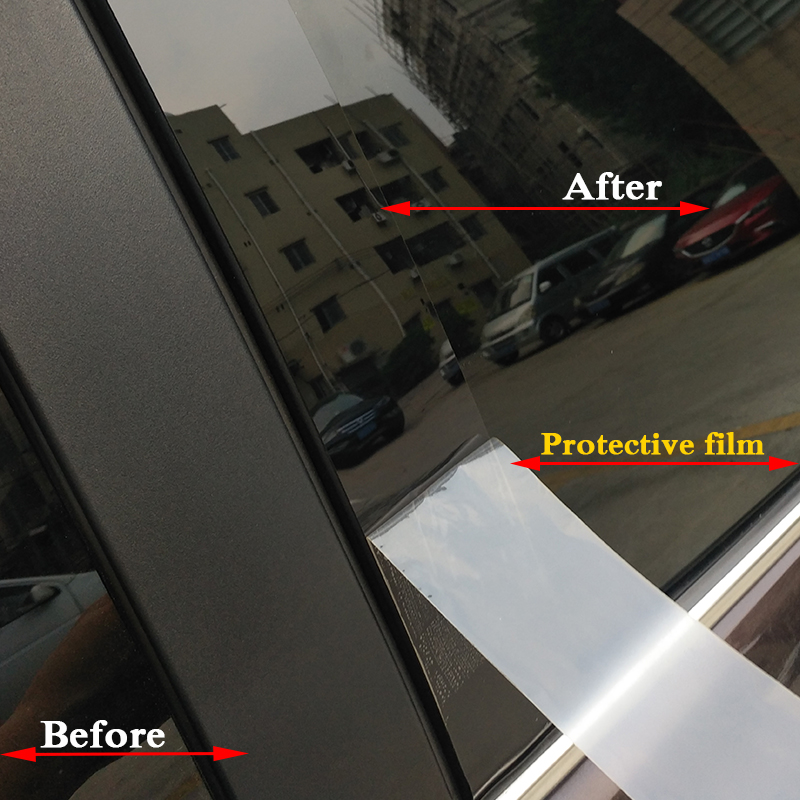 8pcs Window Pillar Cover Black SIde For Honda HRV HR-V Wax safe Left Right