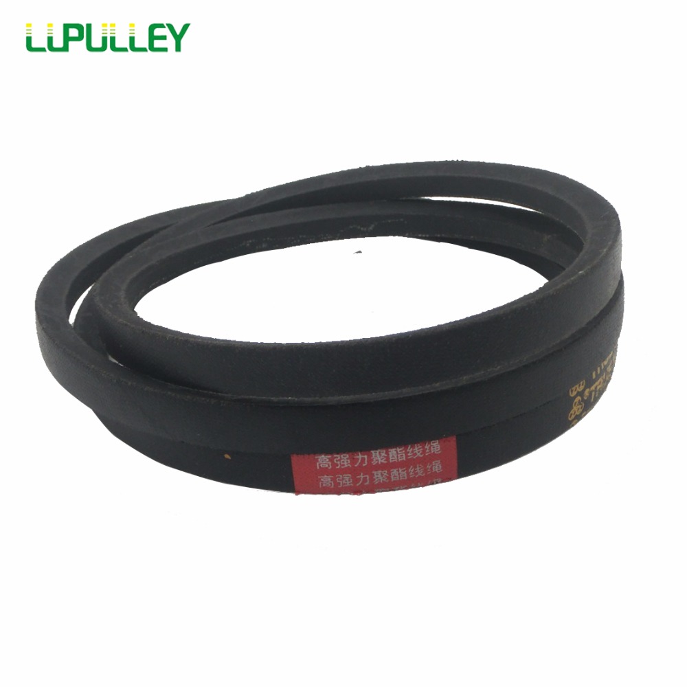 LUPULLEY V-Belt Black Round Rubber Transmission Belt Top Width 13mm A40/41/42/43/44/45/46/47/48/49 for Industrial Machinery