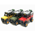 1/28 Diecasts Toy Vehicles Defender Camel Trophy Car Model Sound Light Collection Car Toys For Children Toys Gift Free Shipping