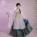 HanFu Chinese traditional clothing《 Wish lamp》 Horse face skirt Gown Ming Make up Dynasty Original version Hanfu Fashion Ancient