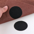 5pairs Double-sided Self-adhesive Fixed Magic Sticky Round Pads Hook Loop Fastener Tape Bedcloths Sofa Carpet Non-slip Holder
