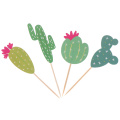 Alpaca Cake Decoration Insert Mexican Cactus Cake Insert Decoration Cake Inserts Card Party Gifts Kid Birthday Wedding Decor