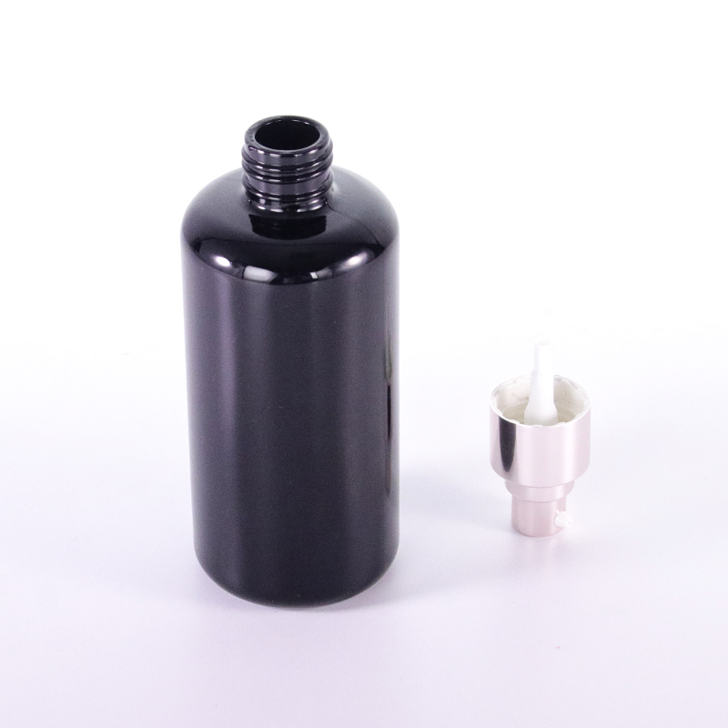 Round shoulder glass bottle mouth