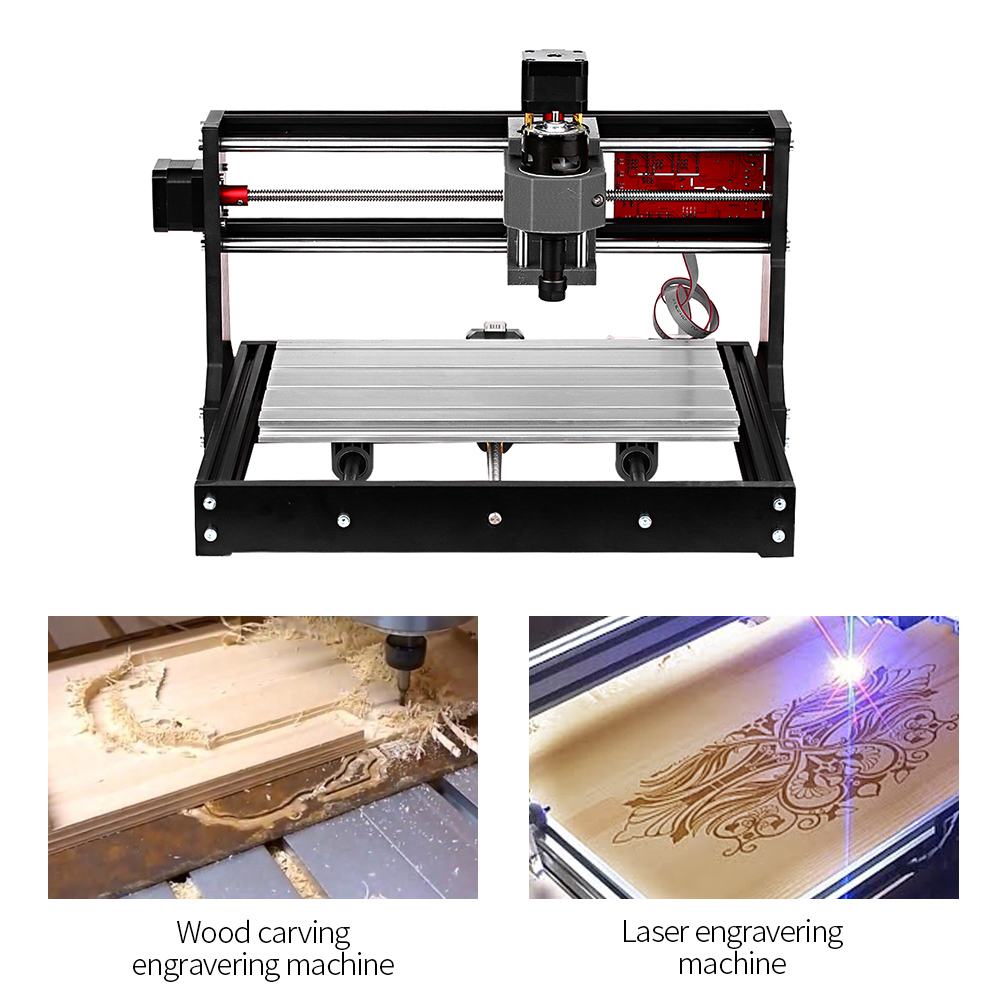 CNC 3018 Pro 500W Laser DIY Mini CNC Machine With Offline Controller 3 Axis Milling Machine GRBL Control ER11 Laser Engraver