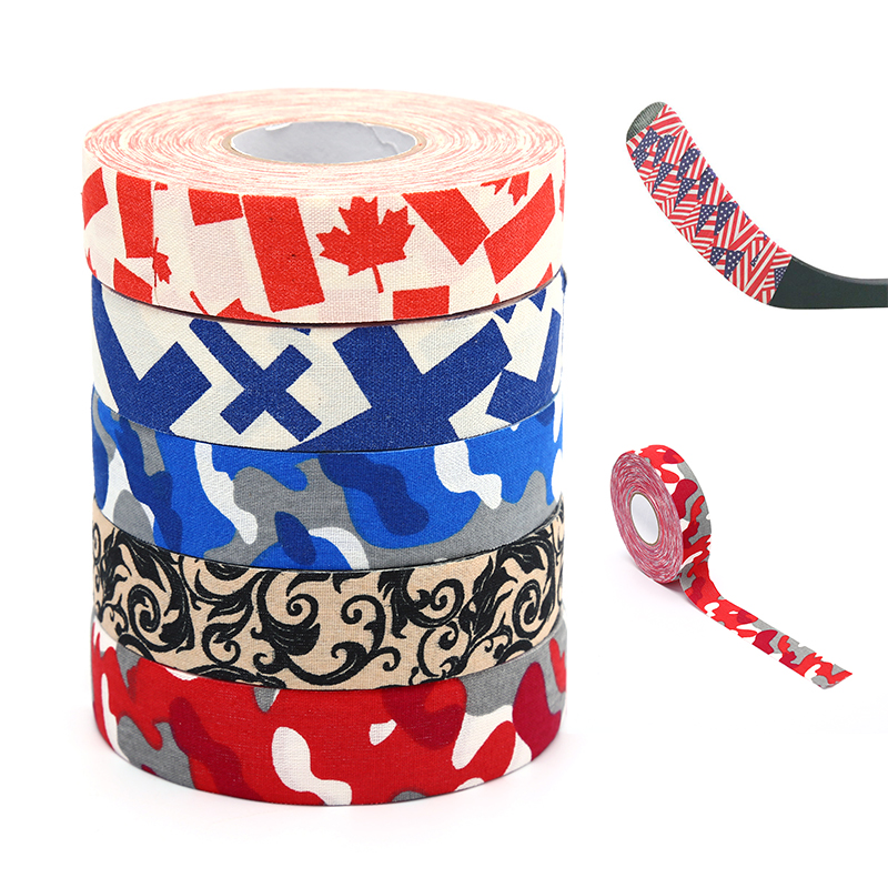 Hockey Stick Tape 1Pc 2.5mm x 25m Multipurpose Colorful Sport Safety Cotton Cloth Enhances Ice field Hockey badminton Golf Tape