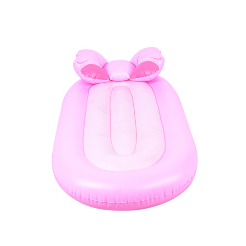 Pink bow pool swimming float inflatable air bed for Sale, Offer Pink bow pool swimming float inflatable air bed