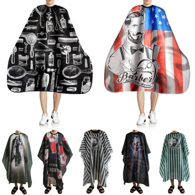 Pro Hair Cutting Cape Apron Salon Barber Hairdressing Waterproof Cover 10 Styles