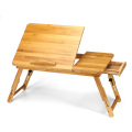 Adjustable Bamboo Computer Stand Laptop Desk Notebook Desk Laptop Table For Bed Sofa Bed Tray Picnic Table Studying Table