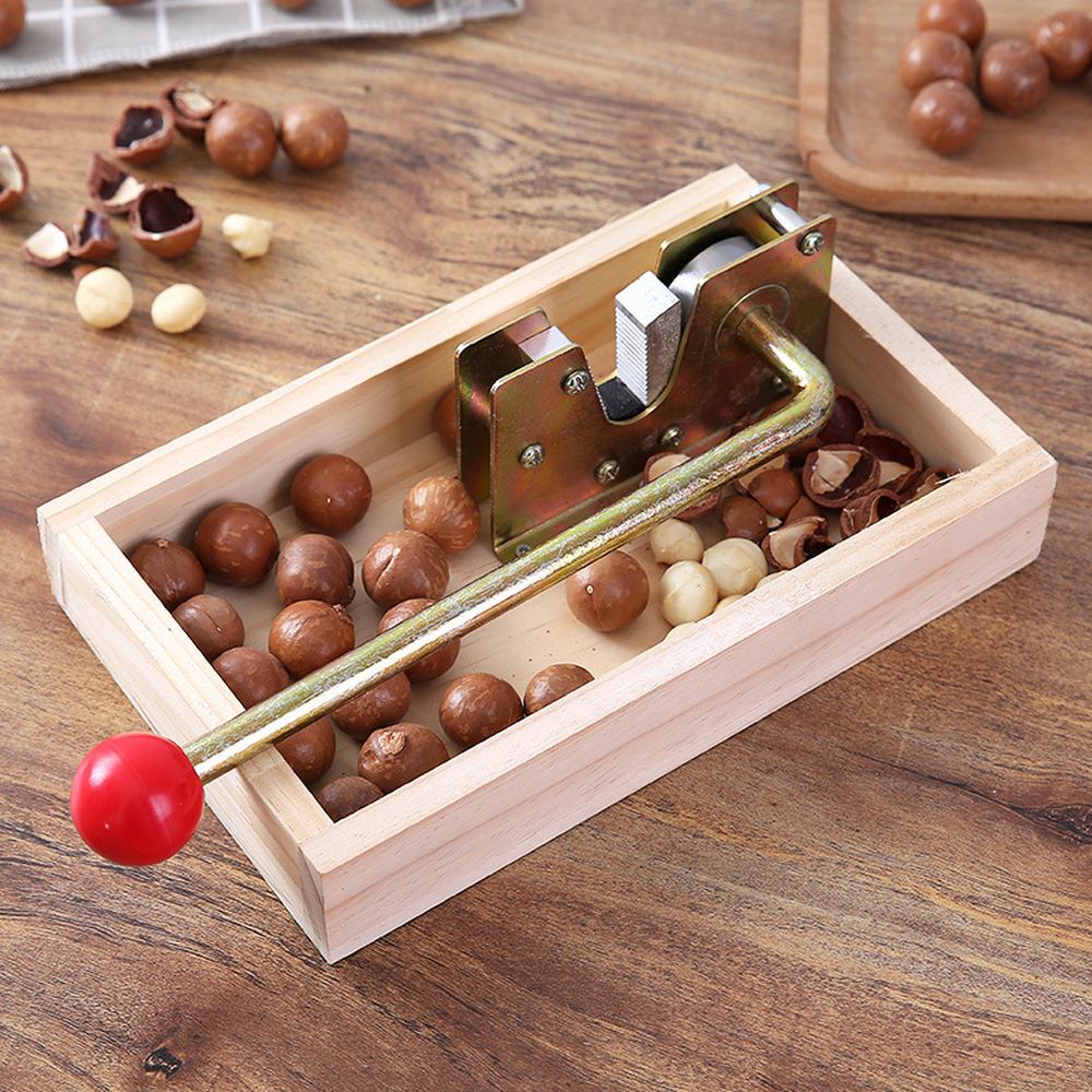 Nut Tweezers Cracker Macadamia Opener Heavy Duty Nut Cracker Peeling Machine With Durable Metal Handle For Hazelnuts Almonds