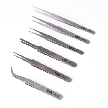 6 Pcs Sewing Tool All Purpose Precision Tweezer Set Stainless Steel Anti Static Tool Kit Kitchen Tool