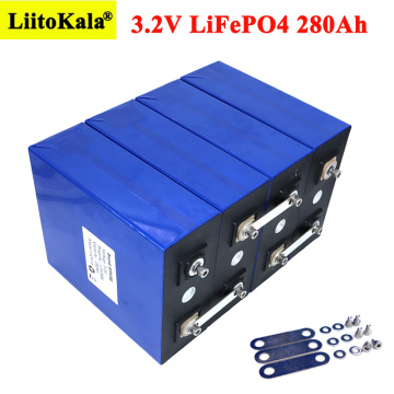 Liitokala 3.2V 280Ah lifepo4 battery DIY 12V 24V 280AH Rechargeable battery pack for Electric car RV Solar Energy storage system