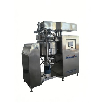 Automatic lifting vacuum emulsifying machine