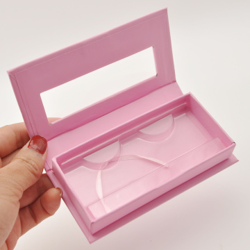 Wholesale False Eyelash Packaging Rectangle Box Lash Boxe Customize Mink Lashes Package Storage Magnetic Makeup Case Bulk Vendor