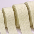 50 Yards/Roll Beige Cotton Webbing Herringbone Twill Tape 10mm/15mm/20mm/25mm/30mm/40mm/50mm/60mm For Bag Clothes Home Textile