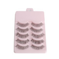 5 Pairs Handmade Natural False Eyelashes Popular Messy Paragraph Sparse Cross Eye Lashes Beauty Eyelash Extension Tools