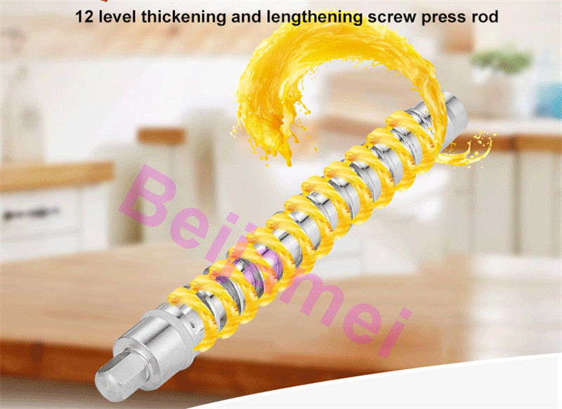 BEIJAMEI Stainless Steel Commercial Home Oil Extractor Expeller Presser Cold Hot press for Peanut, Almond, Pine nut kernel oil