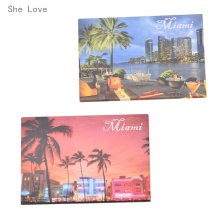 Chzimade Miami 3D Fridge Magnet Refrigerator Sticker Travel Gift Souvenir Decoration