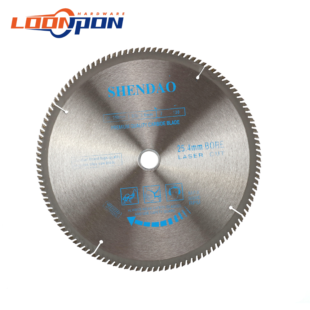 1Pc 250mm 120T Carbide Circular Saw Blade Woodworking Cutting Disc for Wood 250mmx3x25.4x100T Cutter Power Tool