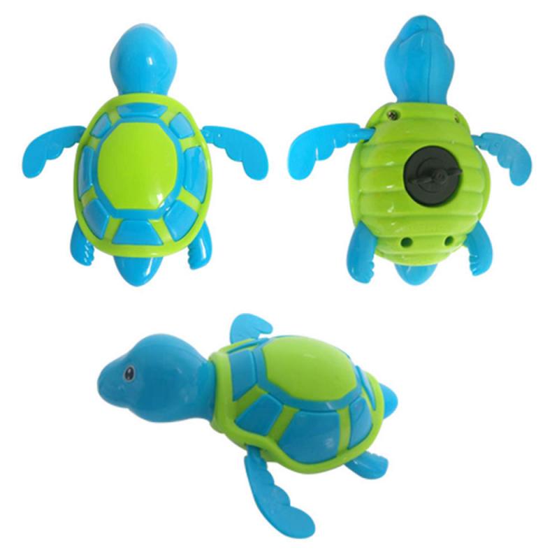 Infant Baby Bath Shower Water Play Toy Turtle Swim Animal Clockwork Toy Swimming Water Toy Wind Up Toy Educational Toy For Kids