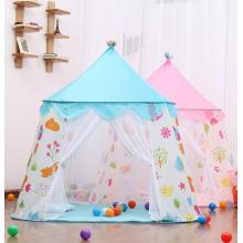 Portable Children`s Tent Wigwam Kids Indoor Playhouse Tipi Girls Princess Castle Teepee Infant Little House Baby Room Deco