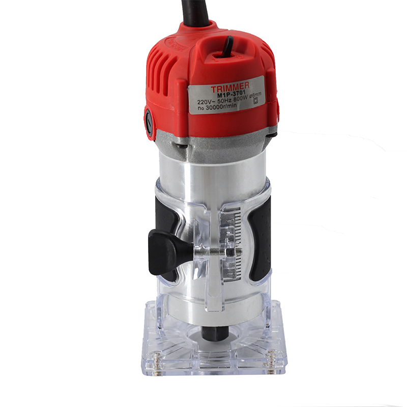 800W 30000rpm Woodworking Electric Trimmer Wood Milling Engraving Slotting Trimming Machine Hand Carving Machine Wood Route