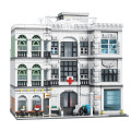 4953pcs City Street View Series Hospital Building Blocks Creator Ambulance Bricks Toys Christmas Gifts For Children Kids