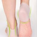 New Soft Protector Peds Transparent Silicone Moisturizing Gel Heel Sock Cracked Foot Skin Gel Care Support