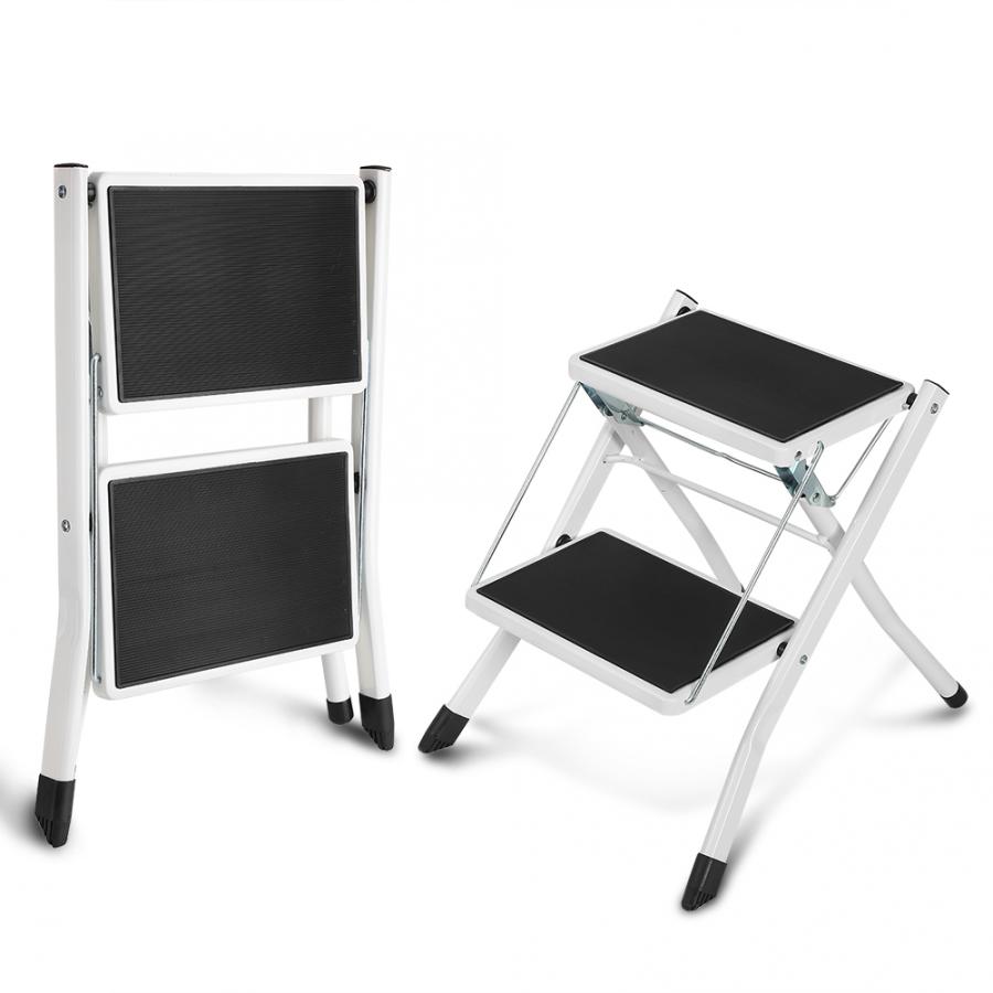 New Arrive Folding Step Ladder Anti-Slip Little Giant 2 Tread Safety Step Ladder Folding Step Stools With Tool Tray Step Ladder