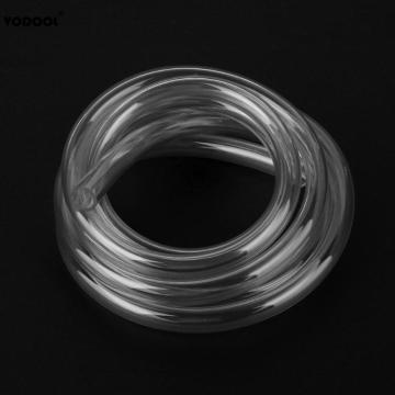 VODOOL 2m/6.56FT 9.5X12.7mm Transparent PVC Pipe Tube Computer PC Water Cooling Soft Pipe CPU GPU Water Cooling Block Adapter