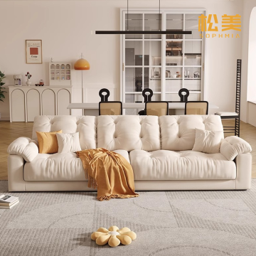 Cream White Modular Cloud Sofa