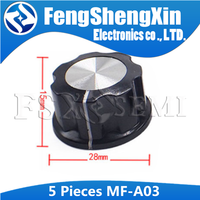 5pcs Hat MF-A03 potentiometer knob WH118/WX050 bakelite knob / copper core inner hole 6mm