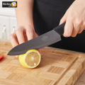 Ceramic Knife Chef Fruit Zirconia Kitchen Knife 3" 4" 5" 6" inch + Holder + Peeler Set Black Blade Colorful Handle Cooking Tool