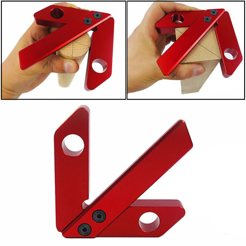 Woodworking center scribe Square center scribe 45 degrees 90 degree right angle Scribing Gauge Woodworking tool